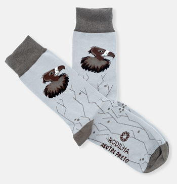 Socks Black Vulture 